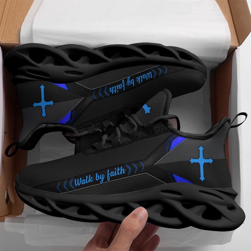 Jesus Walk By Faith Running Sneakers Blue Black 2 Max Soul Shoes, Max Soul Sneakers, Max Soul Shoes Jesus Walk By Faith Running Sneakers Blue Black 2 Max Soul Shoes, Max Soul Sneakers, Max Soul Shoes