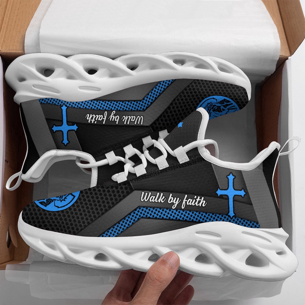 Jesus Walk By Faith Running Sneakers Blue Max Soul Shoes, Max Soul Sneakers, Max Soul Shoes Jesus Walk By Faith Running Sneakers Blue Max Soul Shoes, Max Soul Sneakers, Max Soul Shoes