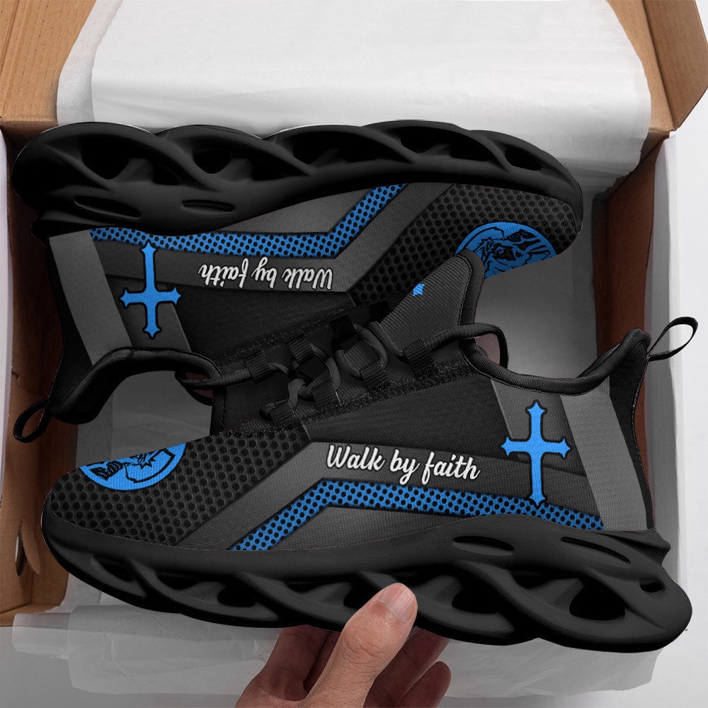 Jesus Walk By Faith Running Sneakers Blue Max Soul Shoes, Max Soul Sneakers, Max Soul Shoes Jesus Walk By Faith Running Sneakers Blue Max Soul Shoes, Max Soul Sneakers, Max Soul Shoes