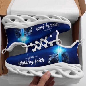 Jesus Walk By Faith Running Sneakers Max&hellip;