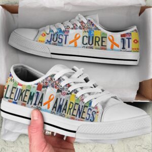 Leukemia Shoes Just Cure It License Plates&hellip;
