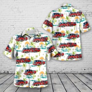Lewisville, Texas, Lewisville Fire Department Hawaiian Shirt,&hellip;