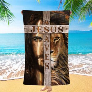 Lion Of Judah Wooden Cross Jesus Saves&hellip;