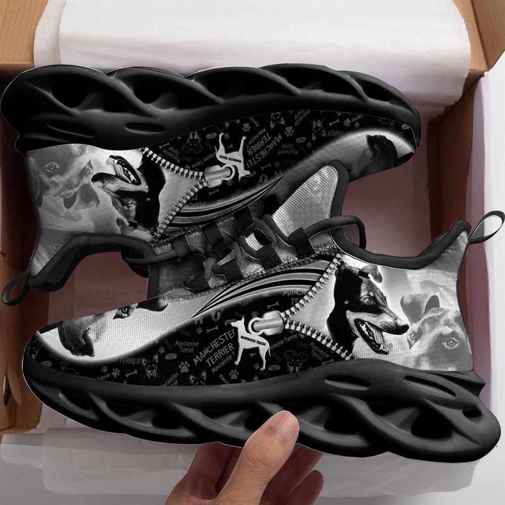 Manchester Terrier Sketch Max Soul Shoes Kid, Max Soul Sneakers, Max Soul Shoes
