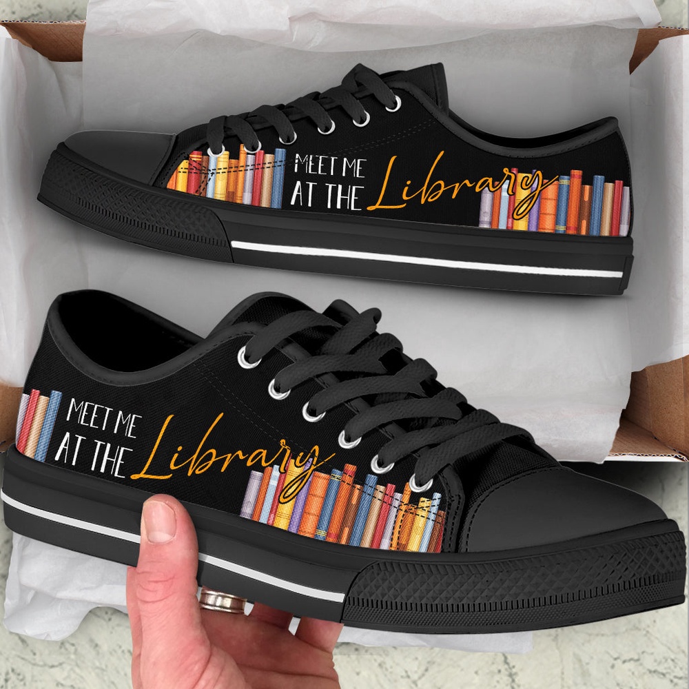 Meet Me At The Library Low Top Shoes, Low Top Designer Shoes, Low Top Sneakers