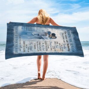 Missing You Always Beach Towel, Jesus Christ&hellip;