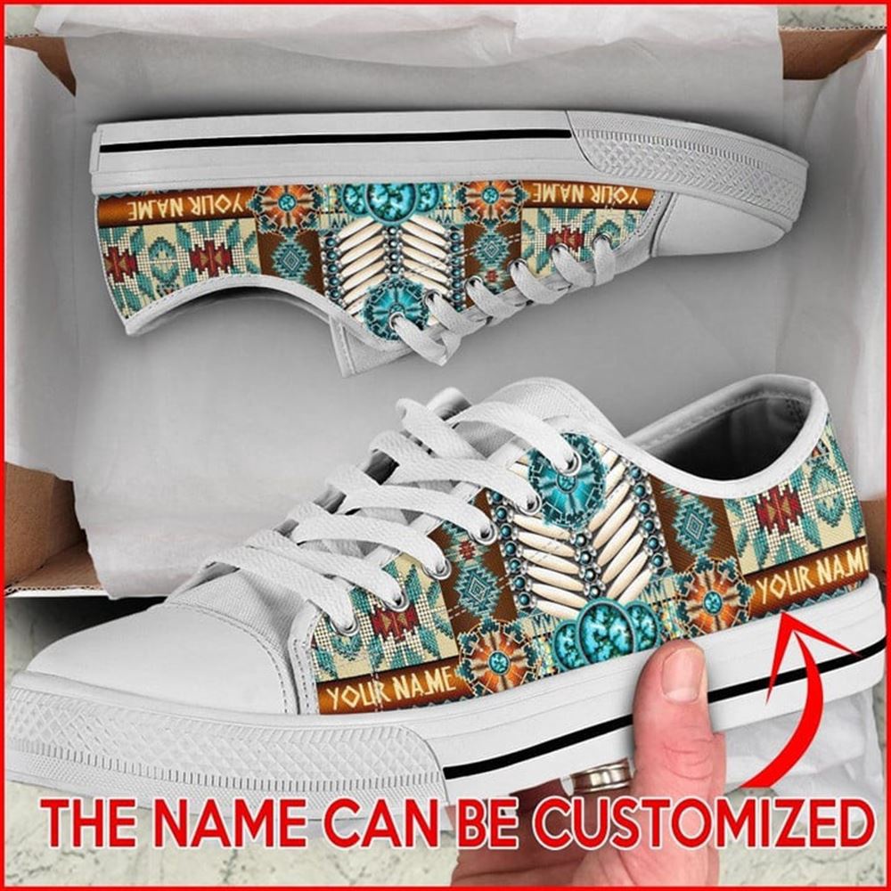 Native American Style Personalized Canvas Low Top Shoes, Low Top Designer Shoes, Low Top Sneakers Native American Style Personalized Canvas Low Top Shoes, Low Top Designer Shoes, Low Top Sneakers