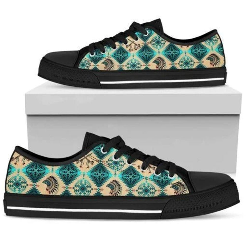Native Spirit Indian Headdress Peace Low Top Shoes, Low Top Designer Shoes, Low Top Sneakers Native Spirit Indian Headdress Peace Low Top Shoes, Low Top Designer Shoes, Low Top Sneakers