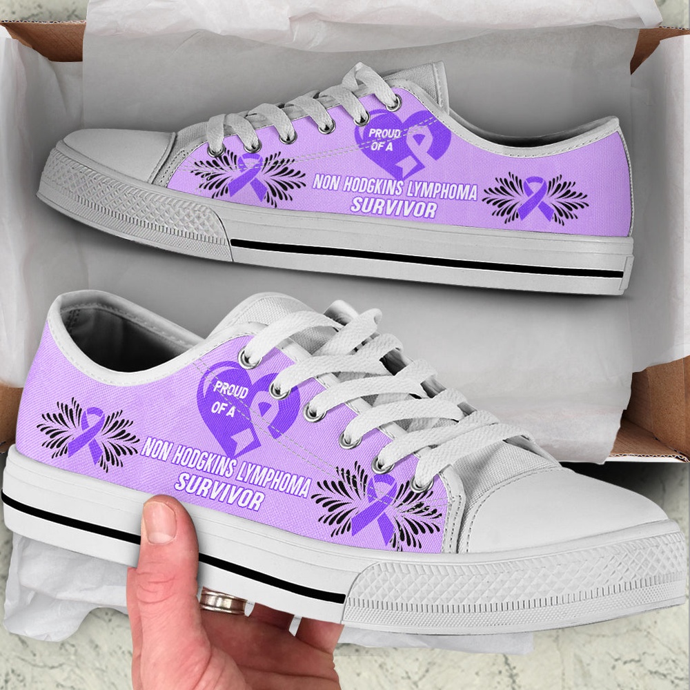 Non Hodgkin’s Lymphoma Shoes Survivor Low Top Shoes, Low Top Designer Shoes, Low Top Sneakers