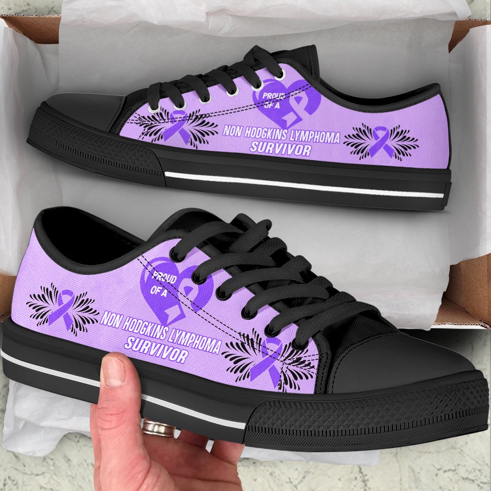 Non Hodgkin’s Lymphoma Shoes Survivor Low Top Shoes, Low Top Designer Shoes, Low Top Sneakers