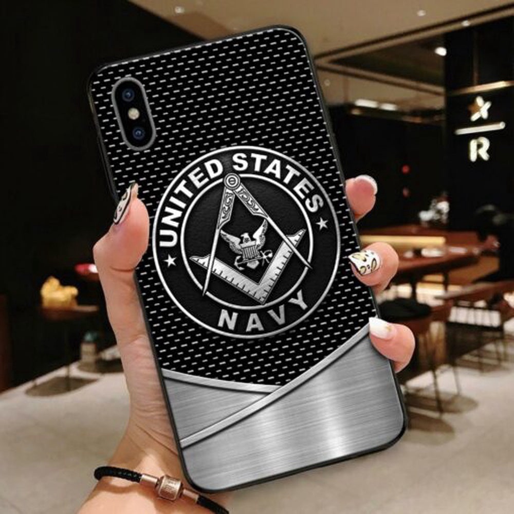 Normal Phone Case All Over Printed United States Navy Freemason, Military Phone Cases, Navy Phone Case Normal Phone Case All Over Printed United States Navy Freemason, Military Phone Cases, Navy Phone Case