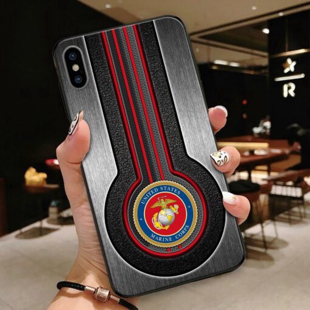 Normal Phone Case For United States Marine Corps All Over Printed, Veteran Phone Case, Military Phone Cases