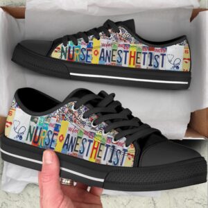 Nurse Anesthetist License Plates Low Top Shoes Low Top Designer Shoes Low Top Sneakers 2 hxof9a.jpg