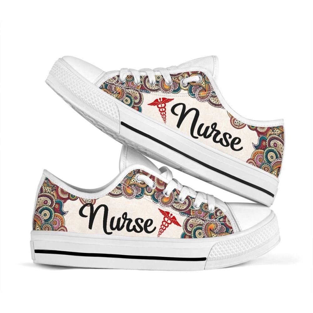 Nurse Love Nurse Low Top Shoes Sneaker, Low Top Designer Shoes, Low Top Sneakers