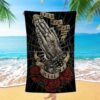 Our Father Who Art In Heaven Beach Towel, Christian Beach Towel, Beach Towel