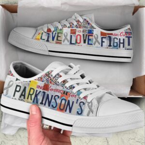 Parkinson’s Shoes Live Love Fight License Plates&hellip;