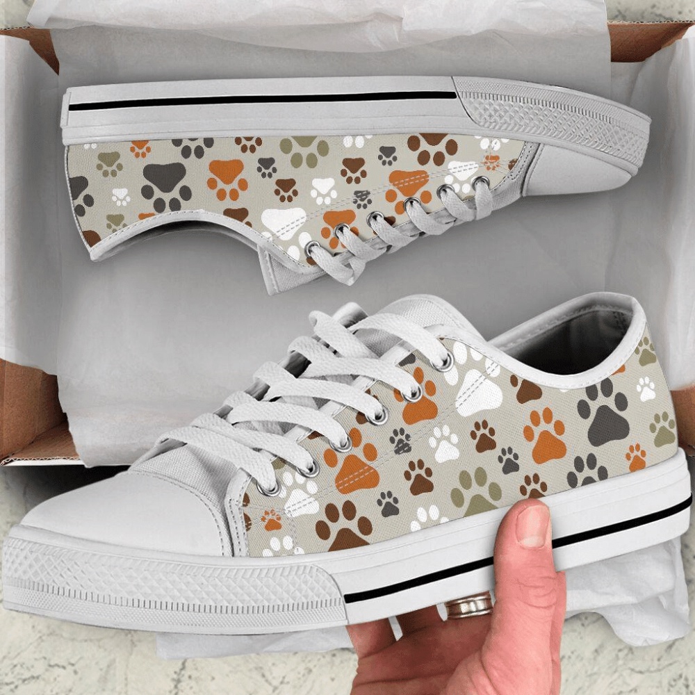 Paw Low Top Shoes Sneaker, Low Top Designer Shoes, Low Top Sneakers