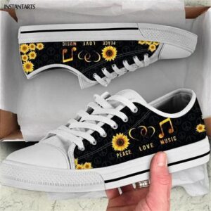 Peace Love Music Low Top Shoes, Low&hellip;