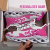 Personalized Name Breast Cancer Awareness Max Shoes For Men Women, Max Soul Sneakers, Max Soul Shoes