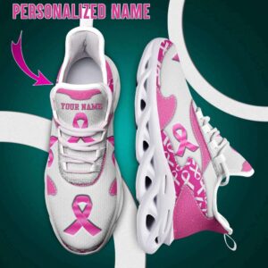 Personalized Breast Cancer Awareness Max Shoes Breast&hellip;