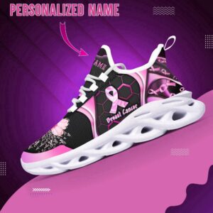 Personalized Name Breast Cancer Awareness Max Shoes&hellip;