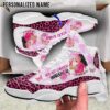 Personalized Name Breast Cancer Awareness Shoes, I Wear Pink For Myself For Breast Cancer, Basketball Shoes, Basketball Shoes 2024