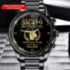 Personalized Name Rank Date Army Vietnam Veteran Business Watch, Watch Military, Men Military Watch, Fathers Watches