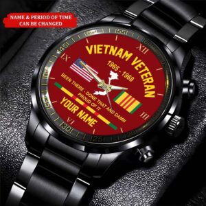 Personalized Name Time Flag Vietnam Veteran Business&hellip;