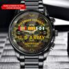 Personalized Name Time United States Army Vietnam Veteran Business Watch, Watch Military, Men Military Watch, Fathers Watches