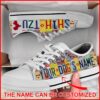 Pitbull License Plates Personalized Canvas Low Top Shoes, Designer Low Top Shoes, Low Top Sneakers