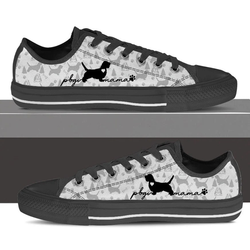 Petit Basset Griffon Vendeen Low Top Shoes, Dog Memorial Gift, Designer Low Top Shoes, Low Top Sneakers