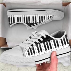 Piano Shortcut Low Top Music Fashion Shoes&hellip;