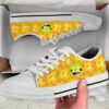 Pickleball Funny Smiley Canvas Low Top Shoes, Low Top Sneakers, Sneakers Low Top