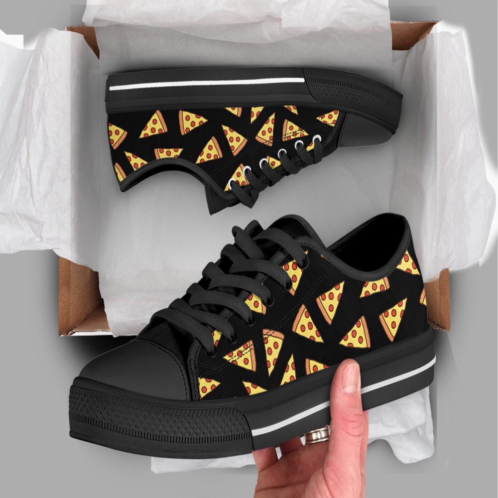 Pizza Printed Shoes, Pizza Sneakers Low Top Converse Style Shoes For Men Women, Low Top Designer Shoes, Low Top Sneakers Pizza Printed Shoes, Pizza Sneakers Low Top Converse Style Shoes For Men Women, Low Top Designer Shoes, Low Top Sneakers