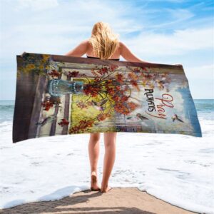 Pray Always Baby Orange Flower Autumn Hummingbird&hellip;