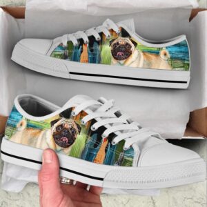 Pug Dog Paint Art Wallpaper Low Top&hellip;