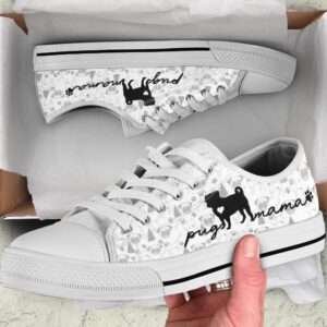 Pug Low Top Shoes, Dog Memorial Gift,&hellip;