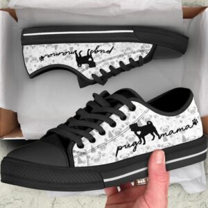 Pug Low Top Shoes, Dog Memorial Gift,&hellip;