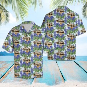 Purple Texas Bluebonnet Hawaii Shirt, Texas Hawaii&hellip;