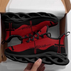 Red Jesus Running Sneakers 1 Max Soul&hellip;