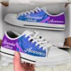 Rheumatoid Arthritis Shoes Awareness Ribbon Low Top Shoes Canvas Shoes, Low Top Designer Shoes, Low Top Sneakers