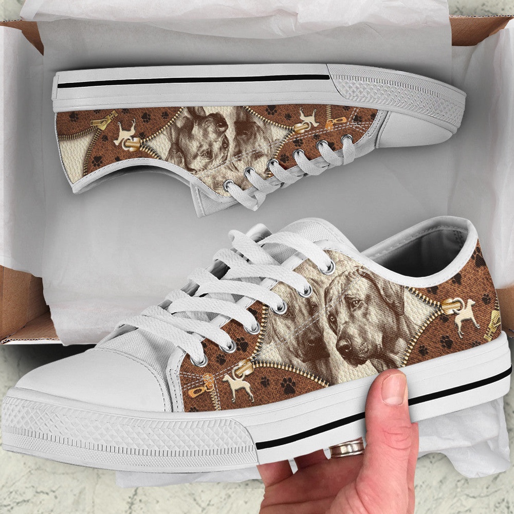 Rhodesian Ridgeback Low Top Shoes, Designer Low Top Shoes, Low Top Sneakers