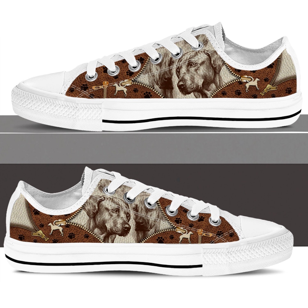 Rhodesian Ridgeback Low Top Shoes, Designer Low Top Shoes, Low Top Sneakers