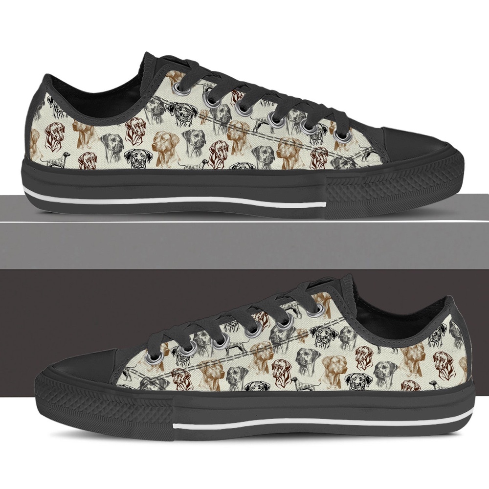 Rhodesian Ridgeback Low Top Shoes, Sneaker For Dog Walking, Designer Low Top Shoes, Low Top Sneakers