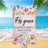 Romans 828 In All Things God Works For The Good Beach Towel, Christian Beach Towel, Beach Towel