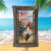 Rooster Hen, God Knew I Needed You Beach Towel, Christian Beach Towel, Beach Towel Rooster Hen, God Knew I Needed You Beach Towel, Christian Beach Towel, Beach Towel