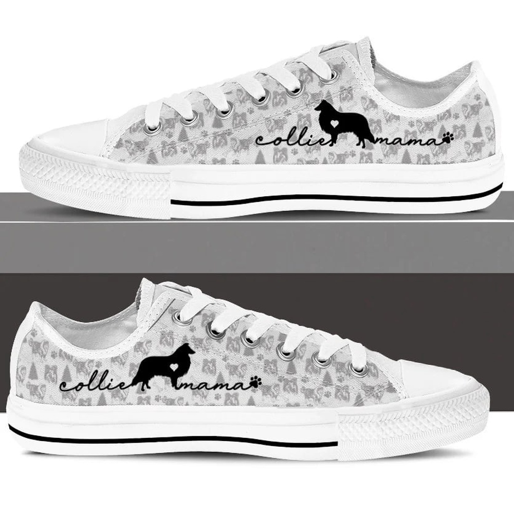 Rough Collie Low Top Shoes, Dog Memorial Gift, Designer Low Top Shoes, Low Top Sneakers Rough Collie Low Top Shoes, Dog Memorial Gift, Designer Low Top Shoes, Low Top Sneakers