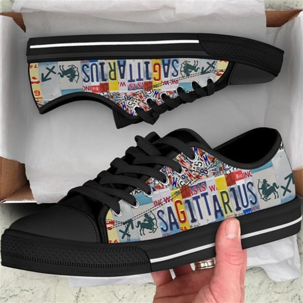 Sagittarius License Plates Canvas Low Top Shoes, Low Top Designer Shoes, Low Top Sneakers Sagittarius License Plates Canvas Low Top Shoes, Low Top Designer Shoes, Low Top Sneakers
