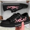Sakura Low Top Cherry Blossom Low Top Shoes, Low Top Designer Shoes, Low Top Sneakers