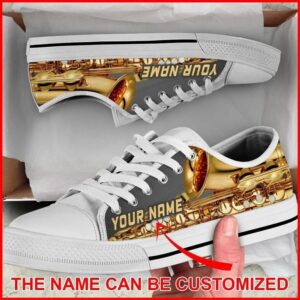 Saxophone Shortcut Personalized Canvas Low Top Shoes Low Top Designer Shoes Low Top Sneakers 2 cueekv.jpg